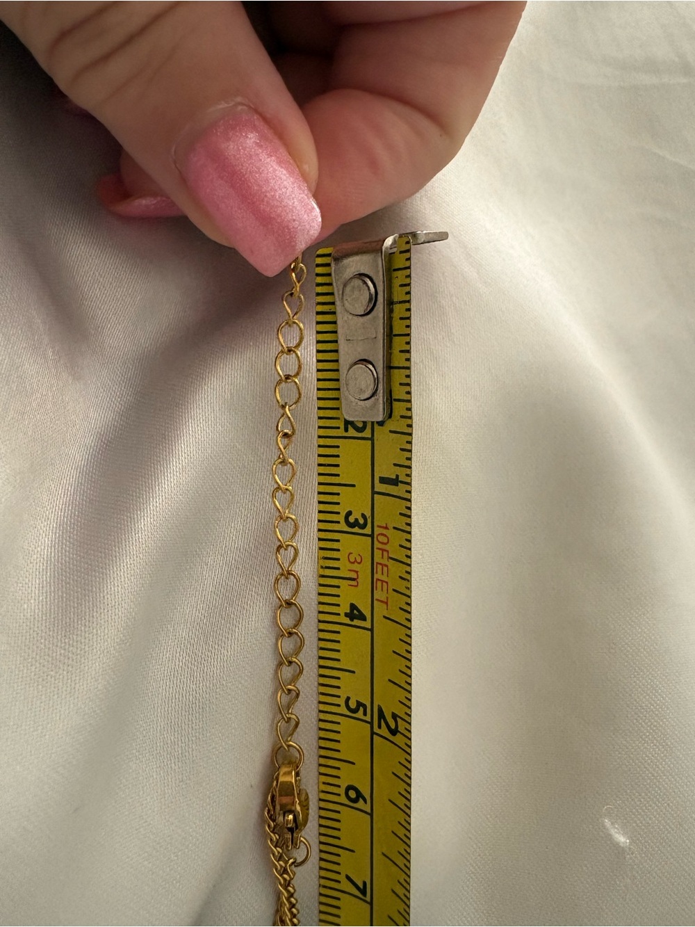 Gold Tone Star Logo Stainless Steel Fashion Necklace 16” + 2” Extender - Picture 4 of 6